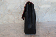 Load image into Gallery viewer, CHANEL Matelasse By color chain shoulder bag Lambskin Black/Red/Gold hadware Shoulder bag 700100093