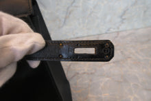 画像をギャラリービューアに読み込む, HERMES/エルメス ケリー28 ボックスカーフ ブラック 〇T刻印 ショルダーバッグ 700030274