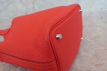 Load image into Gallery viewer, HERMES PICOTIN LOCK PM Clemence leather Rouge tomate A Engraving Hand bag 700110151