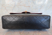 Load image into Gallery viewer, CHANEL Matelasse By color chain shoulder bag Lambskin Black/Red/Gold hadware Shoulder bag 700100093