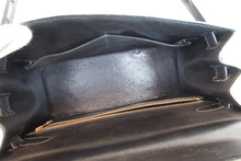 画像をギャラリービューアに読み込む, HERMES/エルメス ケリー28 ボックスカーフ ブラック 〇T刻印 ショルダーバッグ 700030274