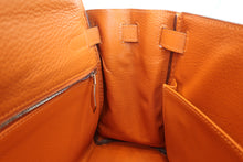 將圖片載入圖庫檢視器 HERMES/エルメス ケリー28 トリヨンクレマンス オレンジ □H刻印 ショルダーバッグ 700030093