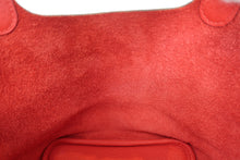 Load image into Gallery viewer, HERMES PICOTIN LOCK PM Clemence leather Rouge tomate A Engraving Hand bag 700110151