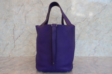 Load image into Gallery viewer, HERMES PICOTIN LOCK GM Clemence leather Ultravaiolet □P Engraving Hand bag 700090050