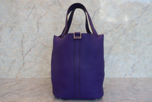 Load image into Gallery viewer, HERMES PICOTIN LOCK GM Clemence leather Ultravaiolet □P Engraving Hand bag 700090050