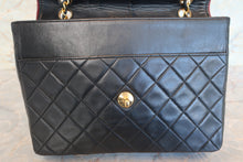 Load image into Gallery viewer, CHANEL Matelasse By color chain shoulder bag Lambskin Black/Red/Gold hadware Shoulder bag 700100093