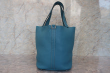 Load image into Gallery viewer, HERMES PICOTIN LOCK GM Clemence leather Blue jean  □P Engraving 700020219