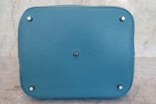 Load image into Gallery viewer, HERMES PICOTIN LOCK GM Clemence leather Blue jean  □P Engraving 700020219