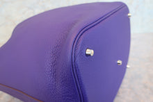 Load image into Gallery viewer, HERMES PICOTIN LOCK GM Clemence leather Ultravaiolet □P Engraving Hand bag 700090050