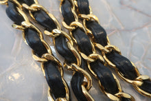 画像をギャラリービューアに読み込む, CHANEL/シャネル デカマトラッセシングルフラップチェーンショルダーバッグ ラムスキン ブラック/ゴールド金具 ショルダーバッグ 800010185