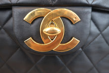 画像をギャラリービューアに読み込む, CHANEL/シャネル デカマトラッセシングルフラップチェーンショルダーバッグ ラムスキン ブラック/ゴールド金具 ショルダーバッグ 800010185