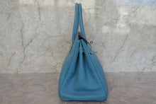画像をギャラリービューアに読み込む, HERMES/エルメス バーキン30 トゴ ブルージーン □H刻印 ハンドバッグ 700100076