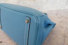 画像をギャラリービューアに読み込む, HERMES/エルメス バーキン30 トゴ ブルージーン □H刻印 ハンドバッグ 700100076