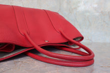 将图片加载到图库查看器,HERMES GARDEN PARTY PM Negonda leather Rouge casaque □Q刻印 Tote bag 800080197