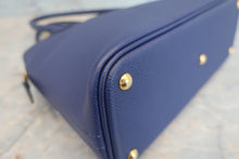 画像をギャラリービューアに読み込む, HERMES/エルメス ボリード27 ヴォーエプソン ブルーアンクル D刻印 ハンドバッグ 700120240