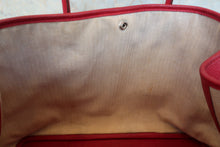 将图片加载到图库查看器,HERMES GARDEN PARTY PM Negonda leather Rouge casaque □Q刻印 Tote bag 800080197