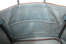 画像をギャラリービューアに読み込む, HERMES/エルメス バーキン30 トゴ ブルージーン □H刻印 ハンドバッグ 700100076