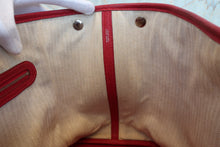 将图片加载到图库查看器,HERMES GARDEN PARTY PM Negonda leather Rouge casaque □Q刻印 Tote bag 800080197