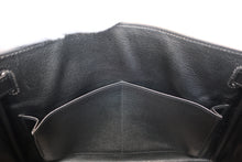 将图片加载到图库查看器,HERMES KELLY 28 Box carf leather Black 〇Z刻印 Shoulder bag 800090146