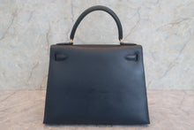 画像をギャラリービューアに読み込む, HERMES/エルメス ケリー28 クシュベル ネイビー 〇Y刻印 ショルダーバッグ 700120222