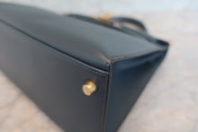 画像をギャラリービューアに読み込む, HERMES/エルメス ケリー28 クシュベル ネイビー 〇Y刻印 ショルダーバッグ 700120222