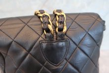 Load image into Gallery viewer, CHANEL Matelasse chain back pack Lambskin Black/Gold hadware Back pack 700090056