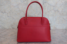 将图片加载到图库查看器,HERMES/BOLIDE 27 Graine Couchevel leather Rouge vif 〇W刻印 Shoulder bag 800040188