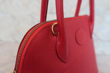 将图片加载到图库查看器,HERMES/BOLIDE 27 Graine Couchevel leather Rouge vif 〇W刻印 Shoulder bag 800040188