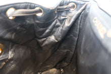Load image into Gallery viewer, CHANEL Matelasse chain back pack Lambskin Black/Gold hadware Back pack 700090056