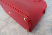 将图片加载到图库查看器,HERMES/BOLIDE 27 Graine Couchevel leather Rouge vif 〇W刻印 Shoulder bag 800040188