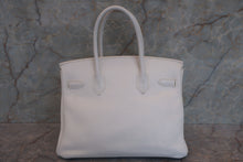 画像をギャラリービューアに読み込む, HERMES/エルメス バーキン30 トリヨンクレマンス ホワイト □M刻印 ハンドバッグ 700040161