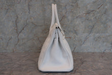 画像をギャラリービューアに読み込む, HERMES/エルメス バーキン30 トリヨンクレマンス ホワイト □M刻印 ハンドバッグ 700040161