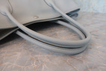 将图片加载到图库查看器,HERMES GARDEN PARTY PM Epsom leather Blue pale A刻印 Tote bag 800020162