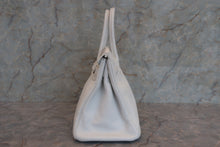 画像をギャラリービューアに読み込む, HERMES/エルメス バーキン30 トリヨンクレマンス ホワイト □M刻印 ハンドバッグ 700040161
