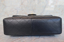 Load image into Gallery viewer, CHANEL Medium Matelasse single flap chain shoulder bag Lambskin Black/Gold hadware Shoulder bag 700100116