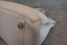 画像をギャラリービューアに読み込む, HERMES/エルメス バーキン30 トリヨンクレマンス ホワイト □M刻印 ハンドバッグ 700040161