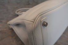 画像をギャラリービューアに読み込む, HERMES/エルメス バーキン30 トリヨンクレマンス ホワイト □M刻印 ハンドバッグ 700040161