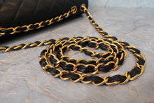 Load image into Gallery viewer, CHANEL Medium Matelasse single flap chain shoulder bag Lambskin Black/Gold hadware Shoulder bag 700100116