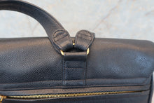 Load image into Gallery viewer, CHANEL CC Chain back pack Caviar skin Navy/Gold hadware Back pack 700090069