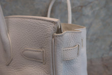 画像をギャラリービューアに読み込む, HERMES/エルメス バーキン30 トリヨンクレマンス ホワイト □M刻印 ハンドバッグ 700040161