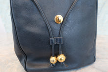 Load image into Gallery viewer, CHANEL CC Chain back pack Caviar skin Navy/Gold hadware Back pack 700090069
