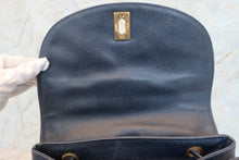 Load image into Gallery viewer, CHANEL CC Chain back pack Caviar skin Navy/Gold hadware Back pack 700090069