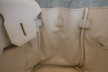 画像をギャラリービューアに読み込む, HERMES/エルメス バーキン30 トリヨンクレマンス ホワイト □M刻印 ハンドバッグ 700040161