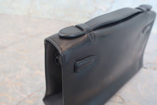 画像をギャラリービューアに読み込む, HERMES/エルメス ポシェットケリー ヴォーガリバー ブラック □I刻印 ハンドバッグ 700120250