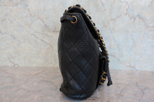 Load image into Gallery viewer, CHANEL Matelasse chain back pack Lambskin Black/Gold hadware Back pack 800070100