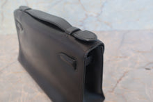 画像をギャラリービューアに読み込む, HERMES/エルメス ポシェットケリー ヴォーガリバー ブラック □I刻印 ハンドバッグ 700120250