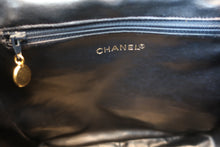 Load image into Gallery viewer, CHANEL CC Chain back pack Caviar skin Navy/Gold hadware Back pack 700090069