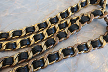 Load image into Gallery viewer, CHANEL Matelasse chain back pack Lambskin Black/Gold hadware Back pack 800070100