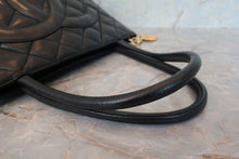 Load image into Gallery viewer, CHANEL Medallion Tote Caviar skin Black/Gold hadware Tote bag 700110134