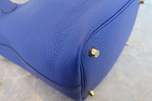画像をギャラリービューアに読み込む, HERMES/エルメス ピコタンロックPM トリヨンクレマンス ブルーエレクトリック C刻印 ハンドバッグ 800030150